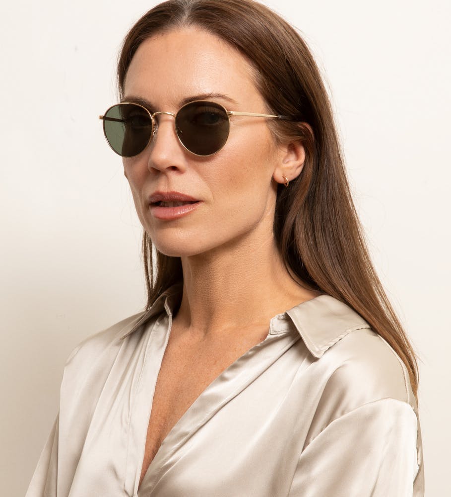 Lucy Classic Gold Sunglasses