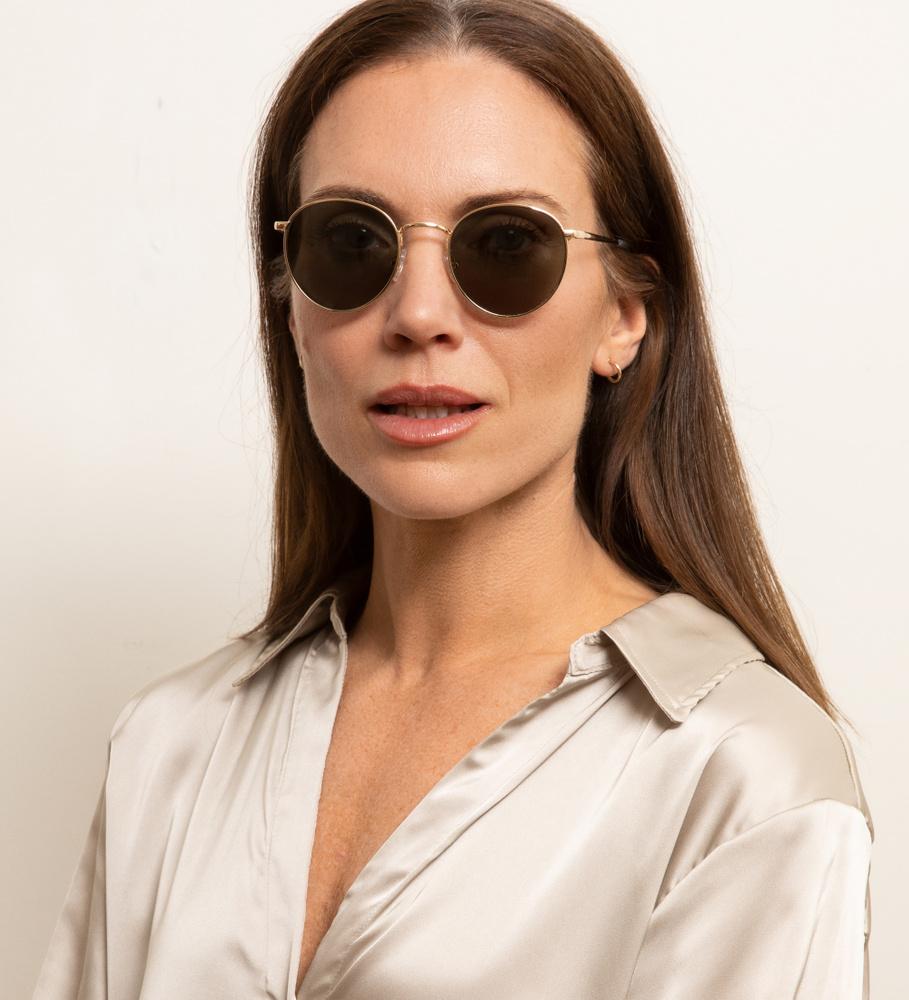 Lucy Classic Gold Sunglasses